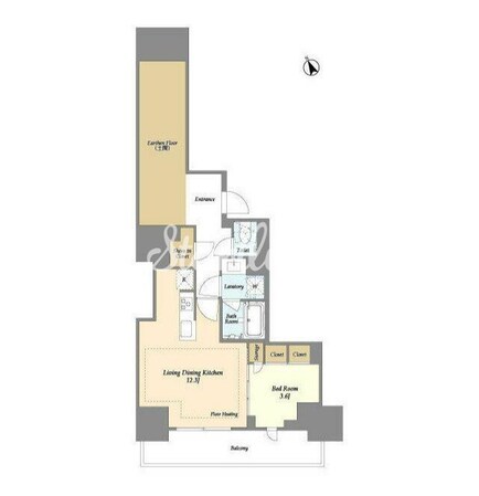 オアーゼ日暮里レジデンスの物件間取画像